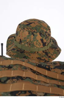 Photos Casey Schneider US Troops detail of uniform hat head…